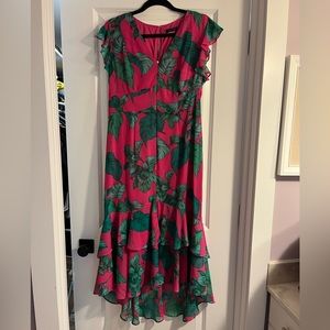 Cocktail Dress *hot pink* *asymmetrical*